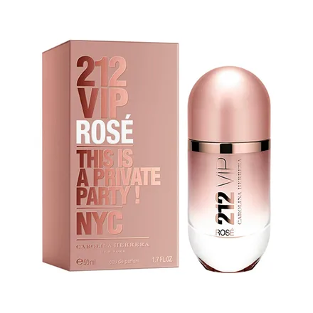 Perfume Carolina Herrera 212 Vip Rose Eau Parfum Feminino 50ml