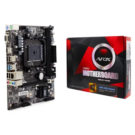 Placa Mae Afox A88 MA2 V2 Socket FM2 Plus Chipset Atx