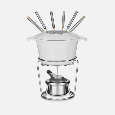 Jogo Fondue Cuisinart Fp Ferro Fundido 13