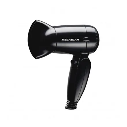 Secador De Pelo Mega Star Sc302 Black Bivolt