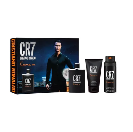 Cristiano Ronaldo CR7 Game On Eau Toilette Plus Shower Gel Body Spray 100ml 150ml