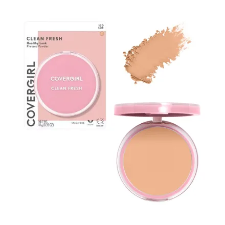 Polvo Fijador Covergirl Clean Fresh Pressed Powder 120 Fair Clair 10 Gr