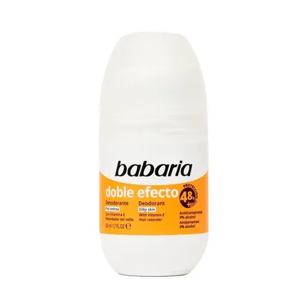 Babaria Desodorante Doble Efecto Piel Sedosa 50ml