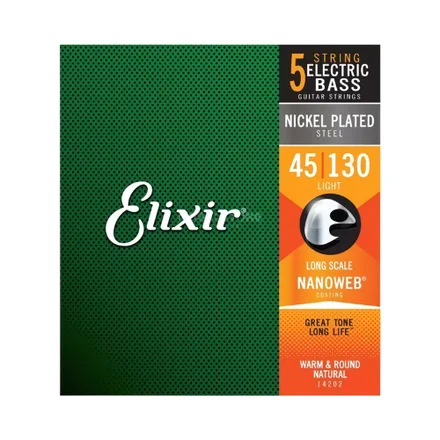 Cuerda Bajo Eléctrico Elixir Nanoweb Ex14202