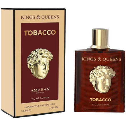 Perfume Amaran Kings Queens Tobacco Eau Parfum Unissex 100ml