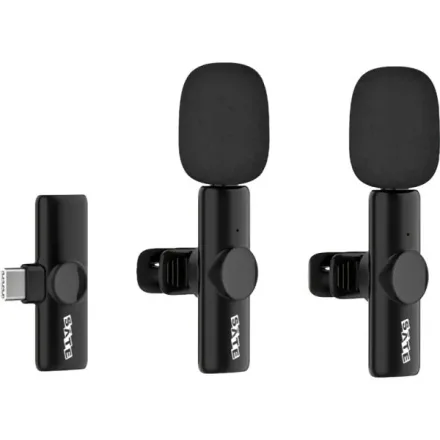 SATELLITE MICROFONO INALAMBRICO A-MK231 TIPO-C NEGRO