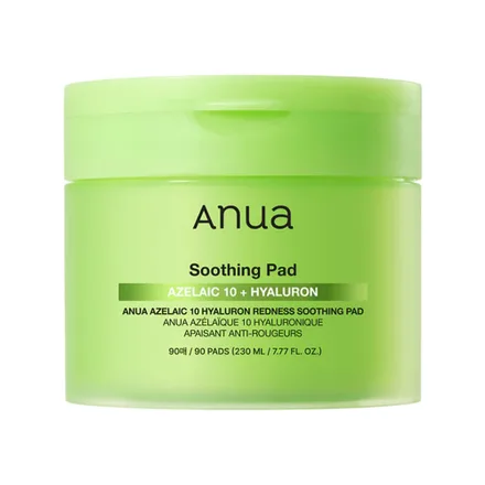 Pads Anua Azelaic 10 Hyaluron Redness Soothing 90 Piezas