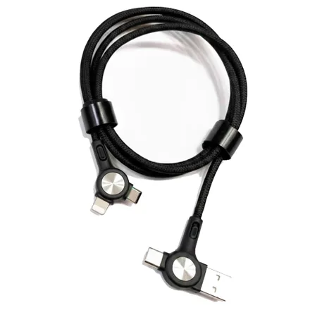 Cable Con Adaptador C-Covers USB-A/USB-C a Lightning/USB-C - Colores Varios
