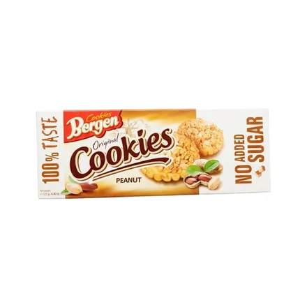 Galletitas Bergen Sugar Free Peanut 150 Gr