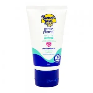 Protetor Solar Facial Banana Boat Sensitive Mineral Locao Spf 50 60ml