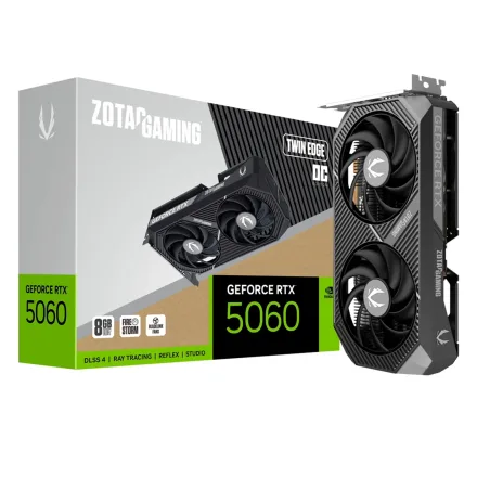 Placa Video Zotac Twin Edge Oc Geforce Rtx 5060 Gddr 7 Zt 10M