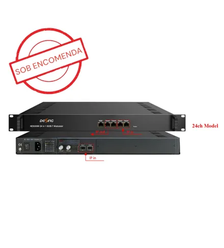 Iptv Modulador 24 Ch Isdb Ip Rf Isdbt