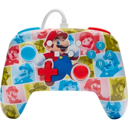POWER A CONTROL NINTENDO SWITCH C/CABLE MARIO HERO PWA-A-09011