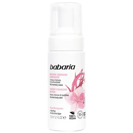 Babaria Limpiador Facial Mousse Cremoso 150ml