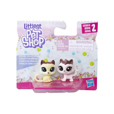 Brinquedo Hasbro Littlest Pet Shop Sc Pack 2 Gatos