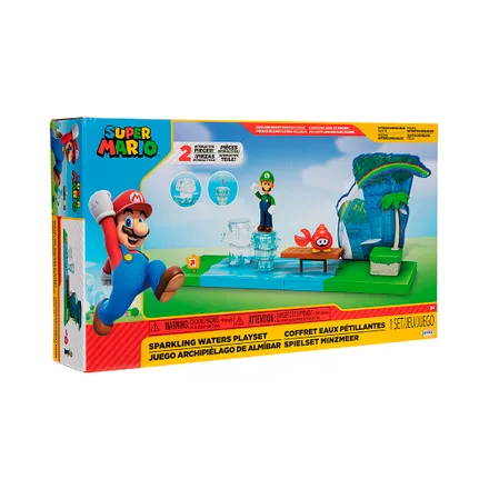 Kit De Juego Nintendo Super Mario Sparkling Waters Playset 41366