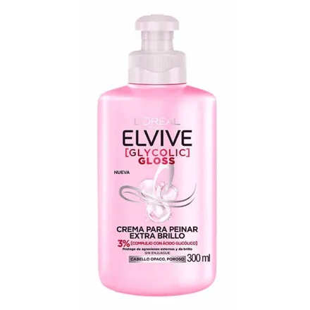 Elvive Glycolic Gloss Creme Pentear 300ml
