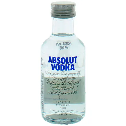 Vodka Absolut Mini Normal 40 50ml