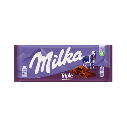 MILKA CHOCOLATE TRIPLE 100GR
