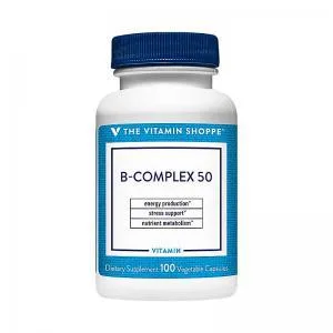 Vitamina Complex 50MG Vitamin Shoppe 100 Capsulas Vegetarianas