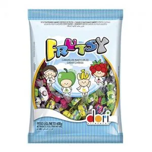 Bala Dori Mastigavel Frutsy Sortida 600g