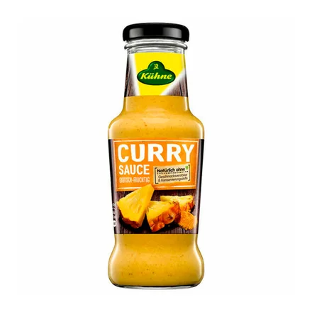 Salsa Kuhne Curry Afrutado 250ml