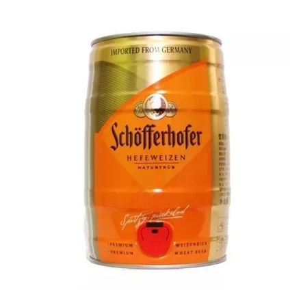 Cerveza Schofferhofe Hefeweizen Barril 5 Litros