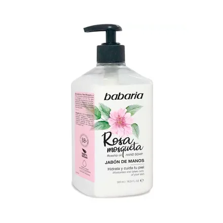 Jabon Manos Babaria Rosa Mosqueta 500ml