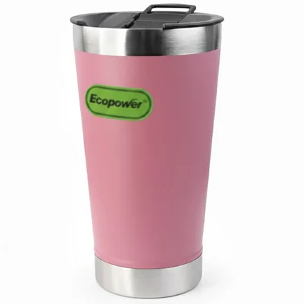 Vaso Termico Ecopower Ep G101 Con Abridor Rosa 473ml