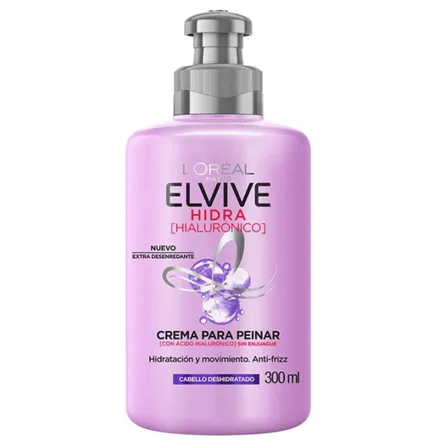 Elvive Creme Pentear Hidra Hialuronico 300ml