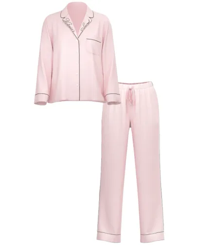 VICTORIA'S SECRET PIJAMA C/PANTALON ROSA #36014421 (T) L