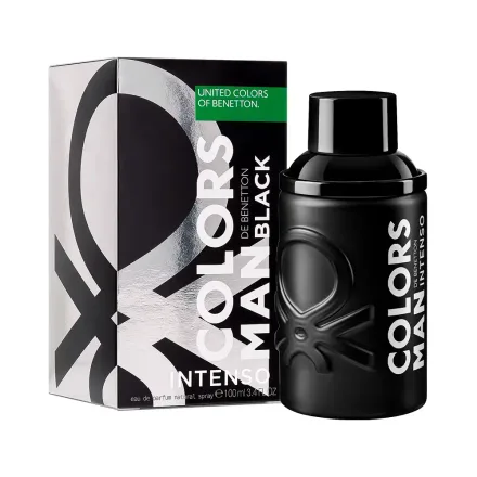 Perfume Masculino Benetton Colors Man Black Intenso Edp 100ml