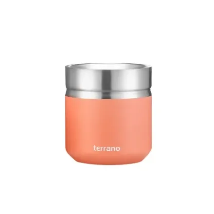 Terrano Termos Vasos Acero Doble Capa Folkie Coral 170ml