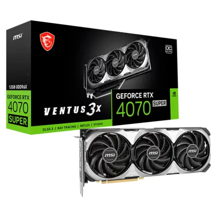 Placa Video Msi Super Ventus 3X Oc Geforce Rtx 4070 912 V513 643
