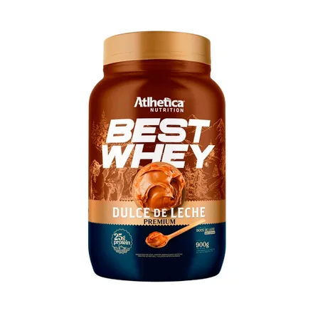 Suplemento Atlhetica Best Whey Dulce Leche Premeium 900 Gr