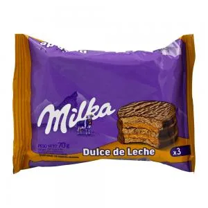 Alfajor Milka Triplo Recheado Doce Leite 70g