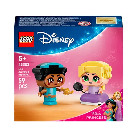 Juguete Construccion Lego Disney Mini Jasmine Rapunzel 59 Piezas