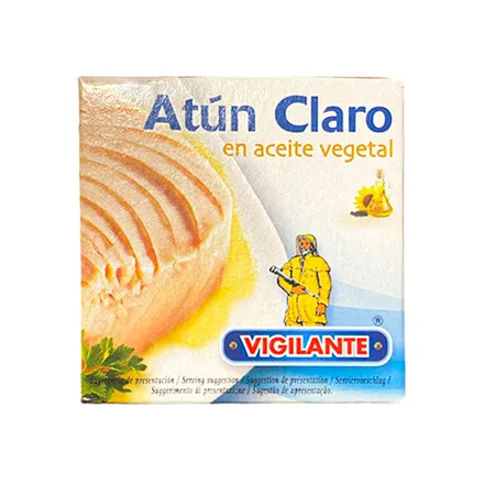 Atun Claro Vigilante En Aceite Vegetal 80 Gr