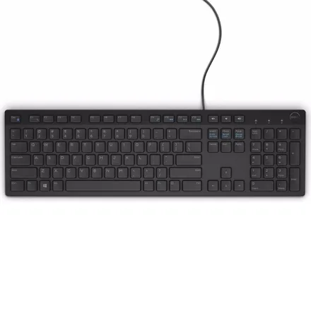 Teclado Dell KB216-BK-US USB Inglês Preto