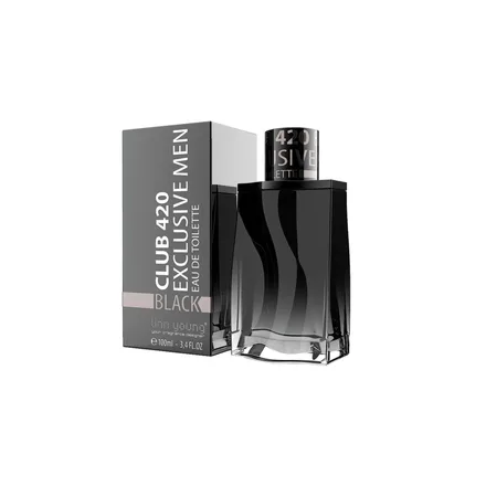 Linn Young Club 420 Black Masculino Eau Toilette 100ml