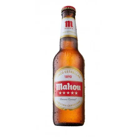 Cerveza Mahou 5 Estrellas Garrafa 330ml