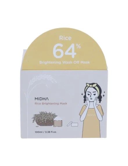 Midha Mascarilla Facial Iluminadora Arroz 100ml
