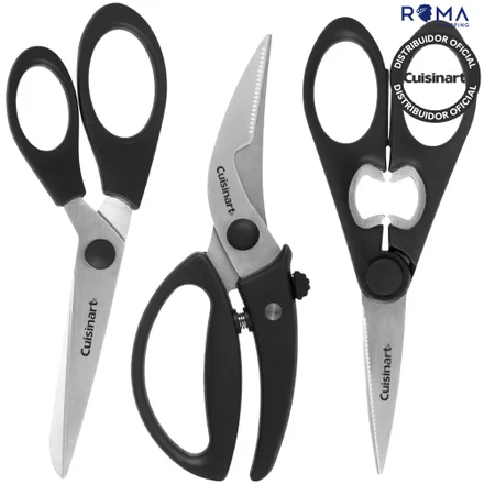Tesouras Cozinha Cuisinart Sh 3BC Luxo Multiuso Aves Ultra Afiadas 3