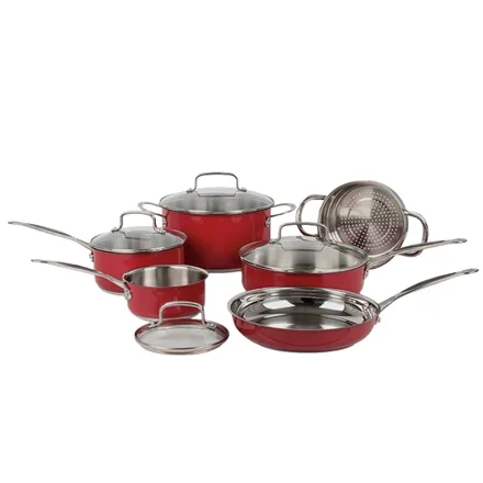 Jogo Panelas Cuisinart Css Chef Classic Metallic 10