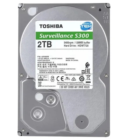 Toshiba Sata 3 Surveillance S300 2TB