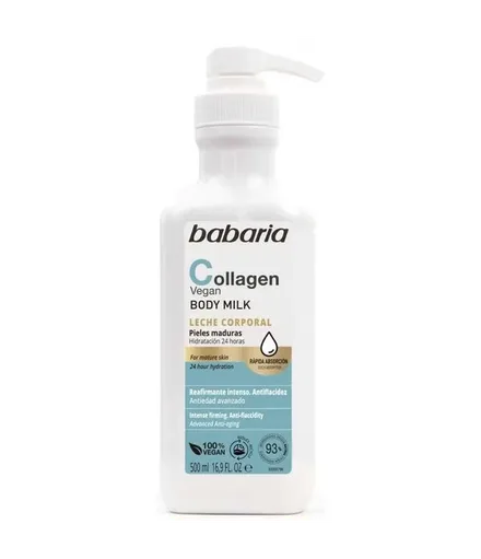 Babaria Collageno Vegano Plus Body Milk Pieles Maduras 500ml