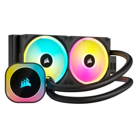 Water Cooler Processador Corsair Icue Rgb Aio Cw Ww 240mm