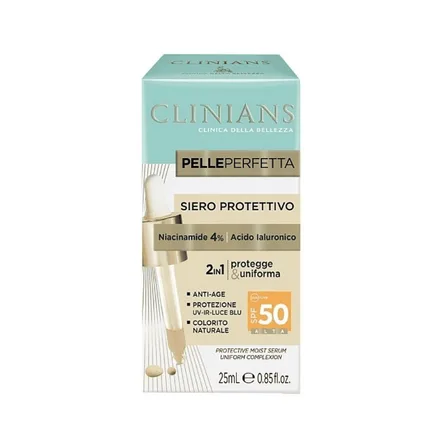 Serum Protetor Anti Rugas Clinians Pelleperfetta Spf 50 Plus