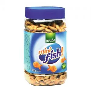 Biscoito Salgado Gullon Mini Fish Pote 350g