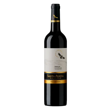 Vino Chileno Tinto Santa Alicia Reserva Merlot 750ml